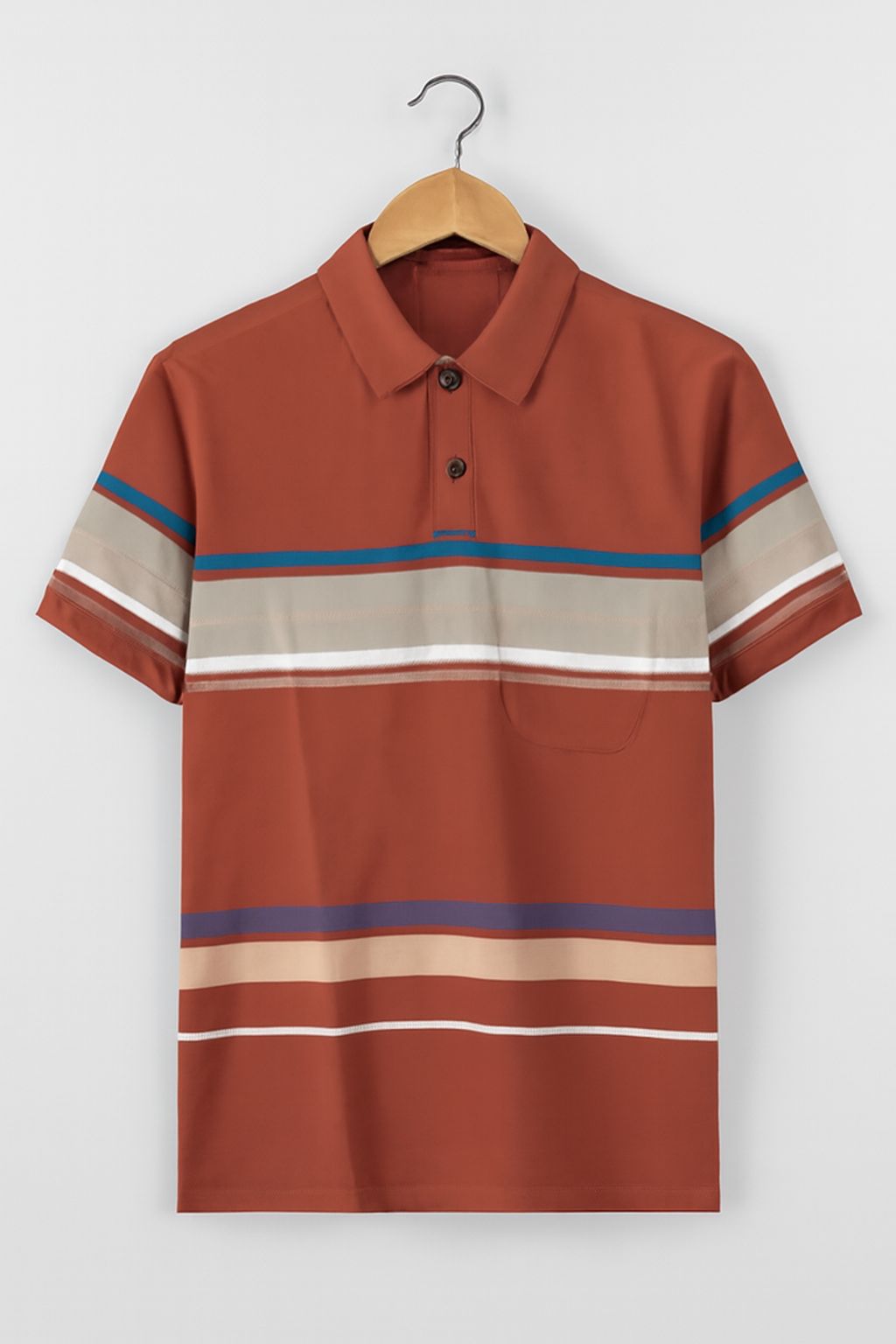 Striped Classic Polo T-Shirt
