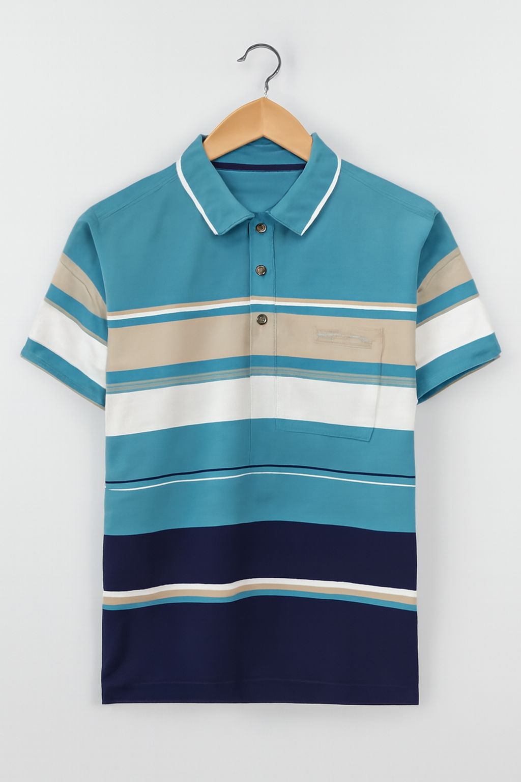 Striped Classic Polo T-Shirt