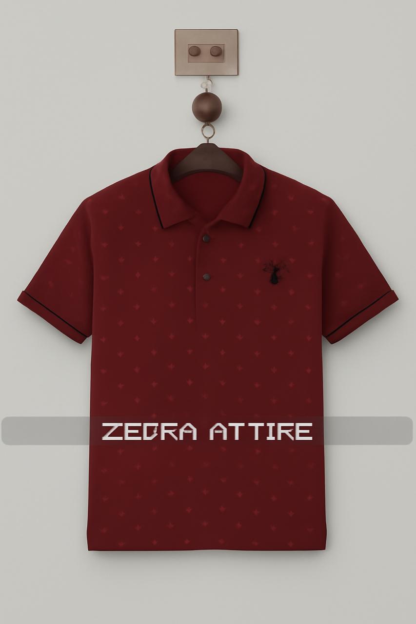 Textured Polo Tshirt